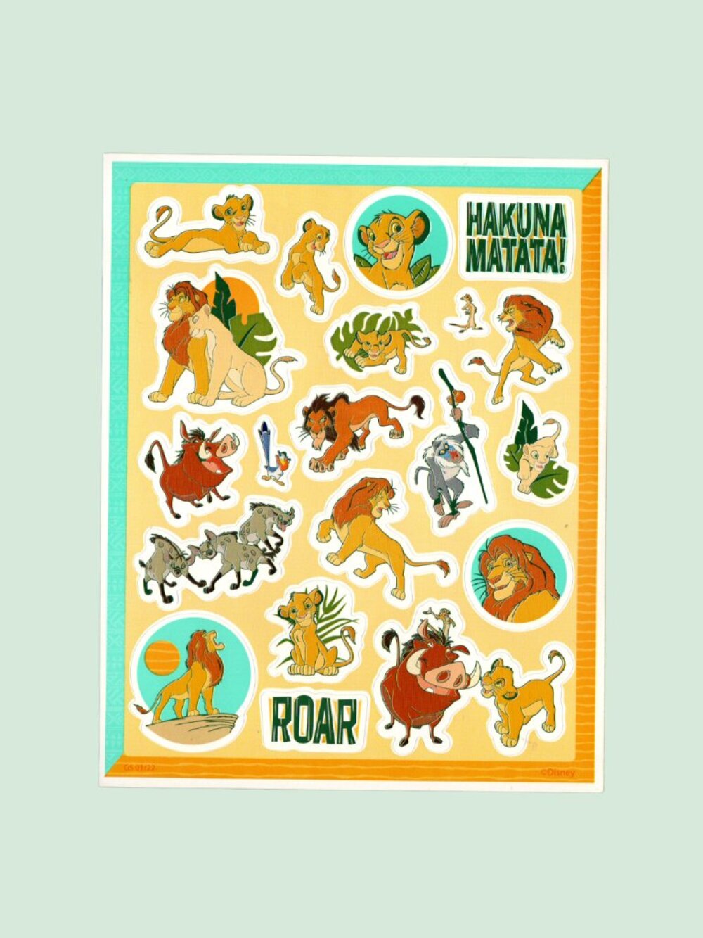 Disney's Lion King Sticker Sheet